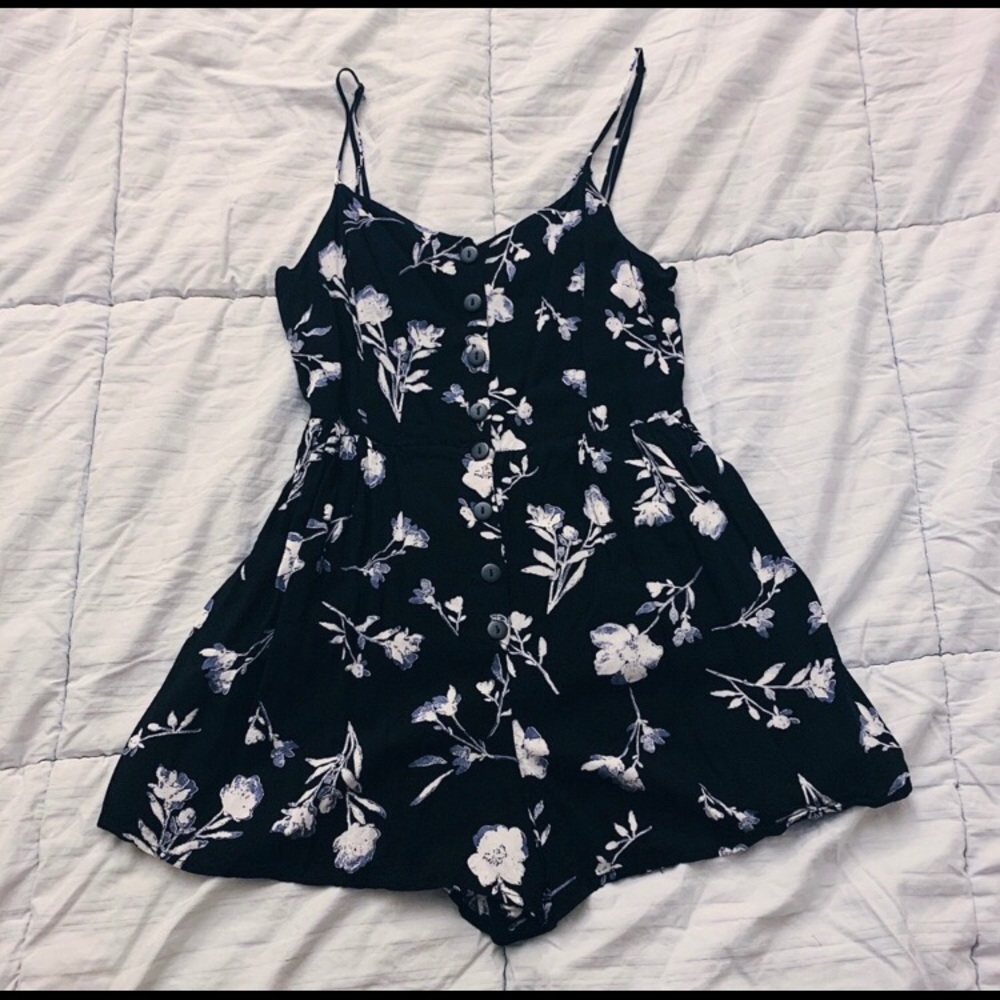 Urban outfitters floral romper
